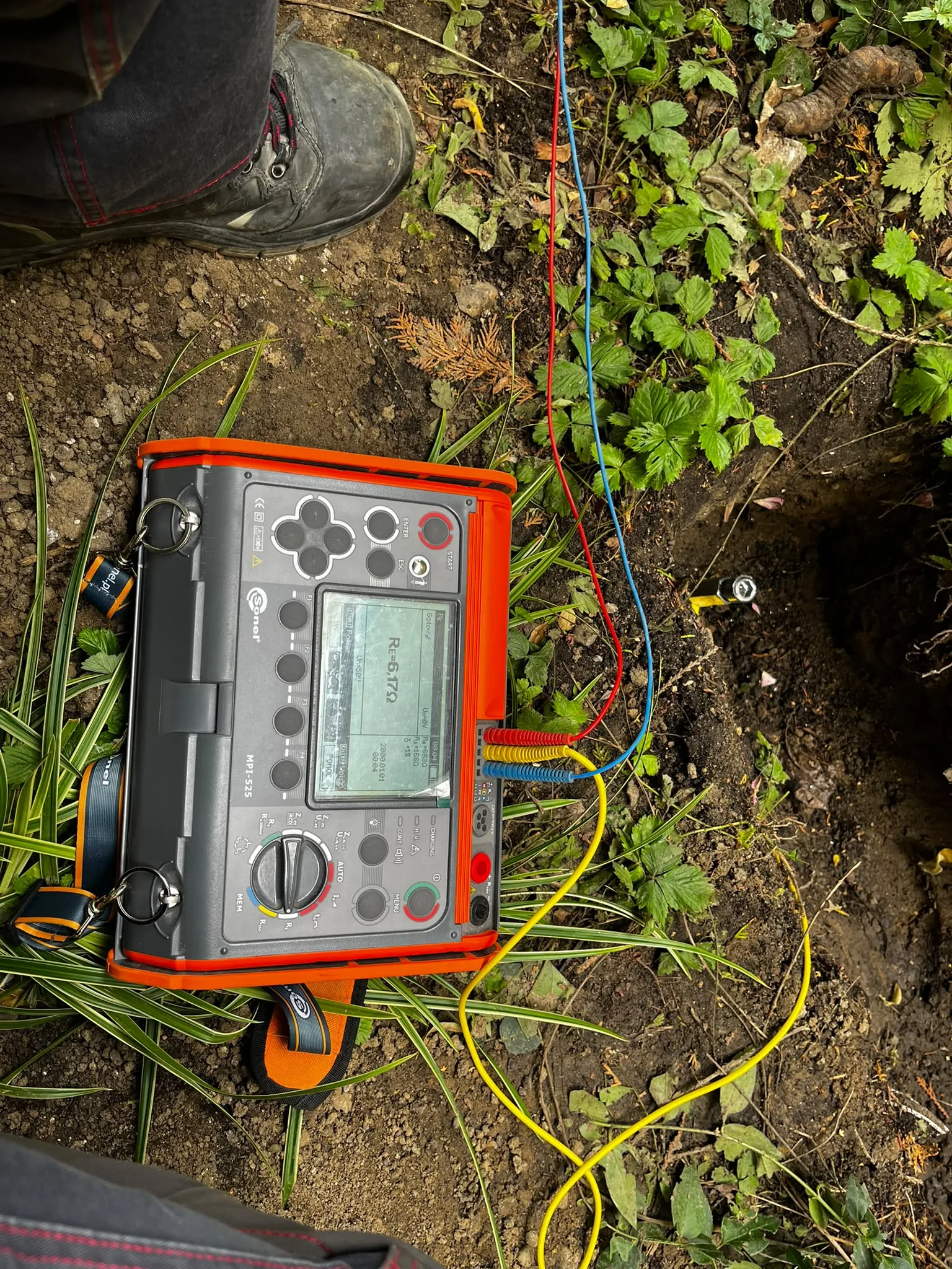 CKU Koszalin — uziemienie i gotowa instalacja odgromowa, etap prac 19
