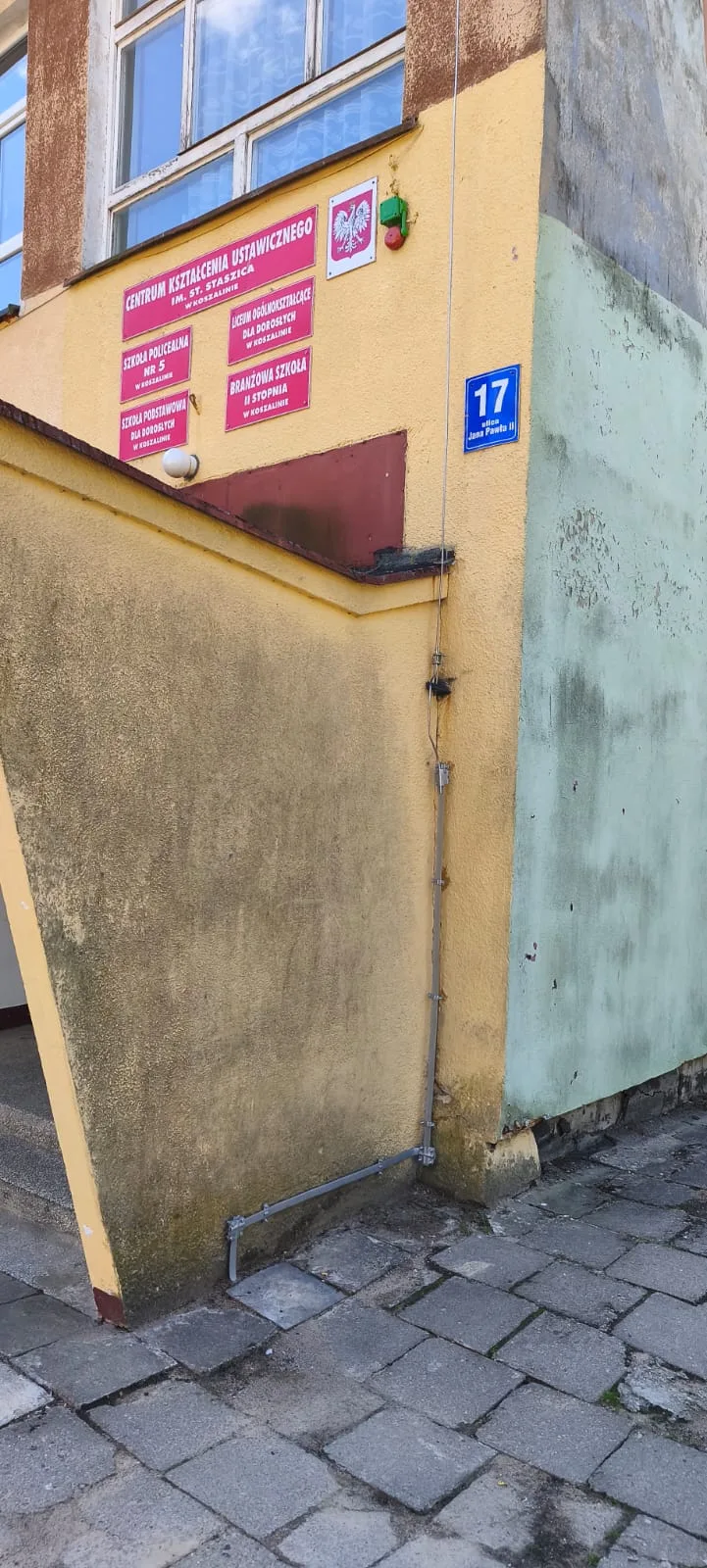 CKU Koszalin — demontaż i przygotowanie tras, etap prac 2