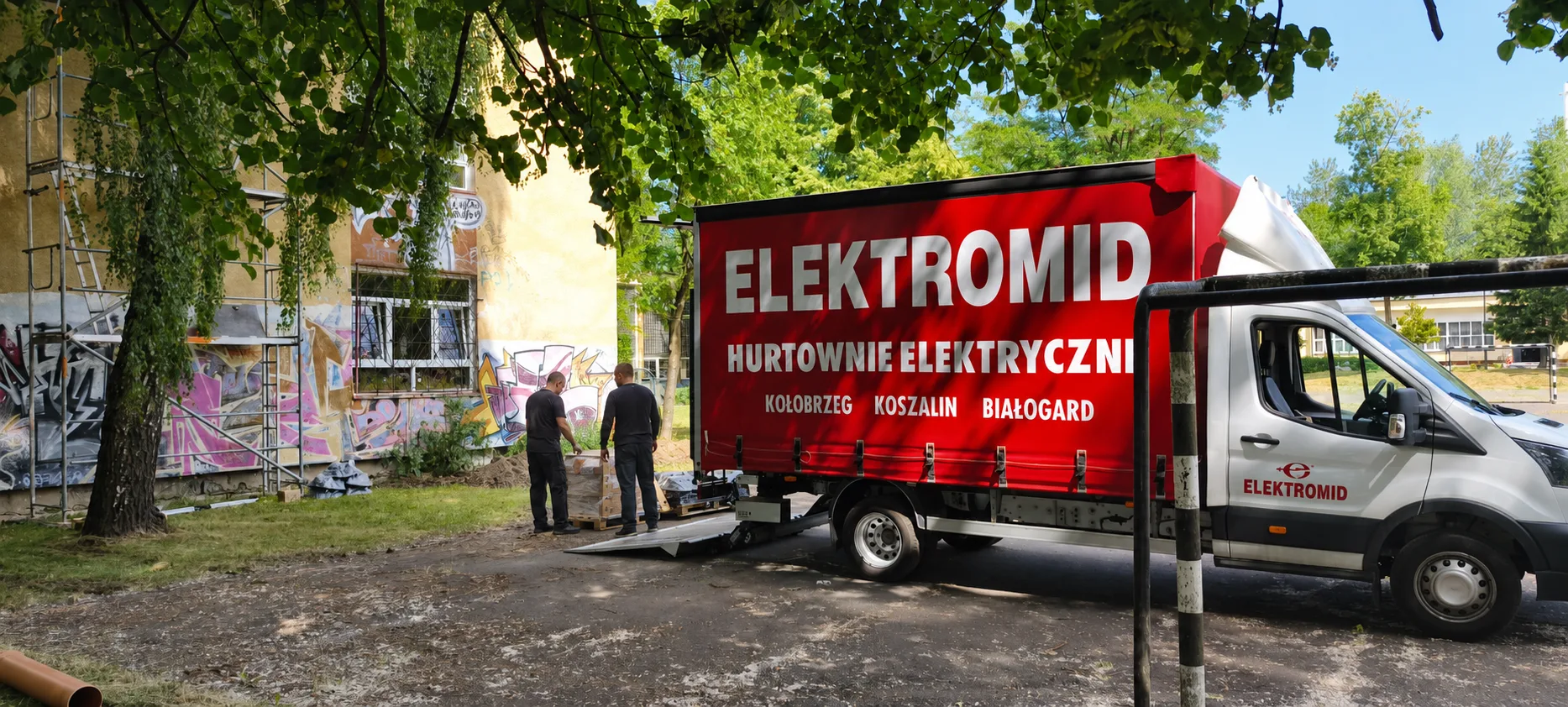 CKU Koszalin — uziemienie i gotowa instalacja odgromowa, etap prac 22