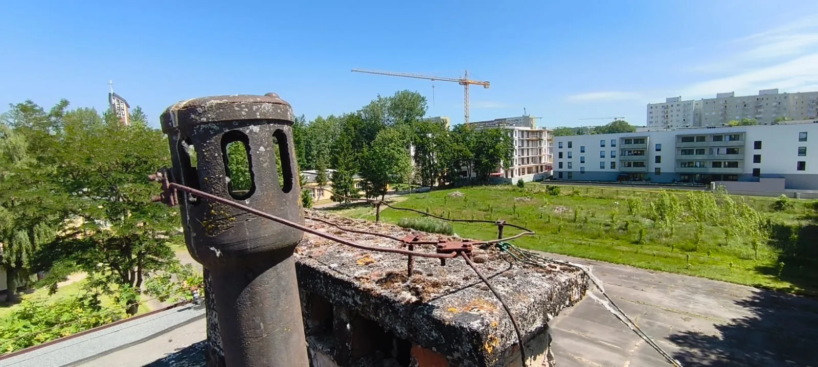 CKU Koszalin — stan instalacji odgromowej przed modernizacją, zdjęcie 1